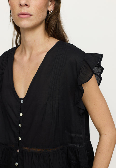 Soft Rebels SRGallia Top, Black