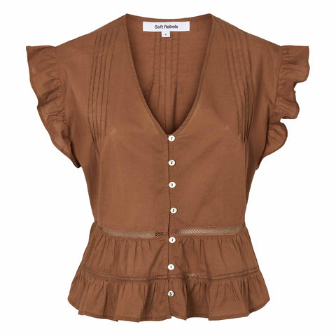 Soft Rebels SRGallia Top, Bison