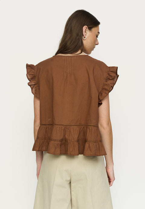 Soft Rebels SRGallia Top, Bison