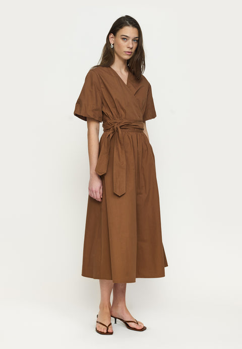 Soft Rebels SRHalen Midi Dress, Bison