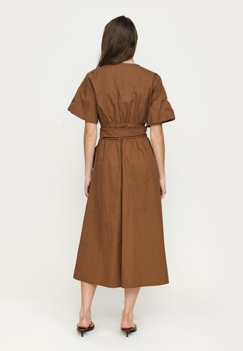 Soft Rebels SRHalen Midi Dress, Bison