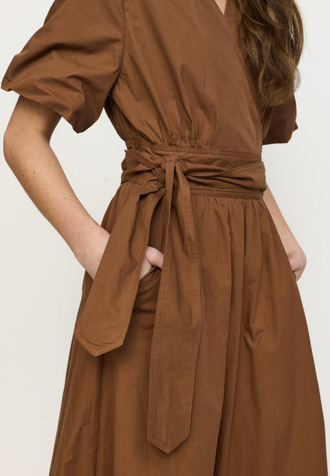 Soft Rebels SRHalen Midi Dress, Bison