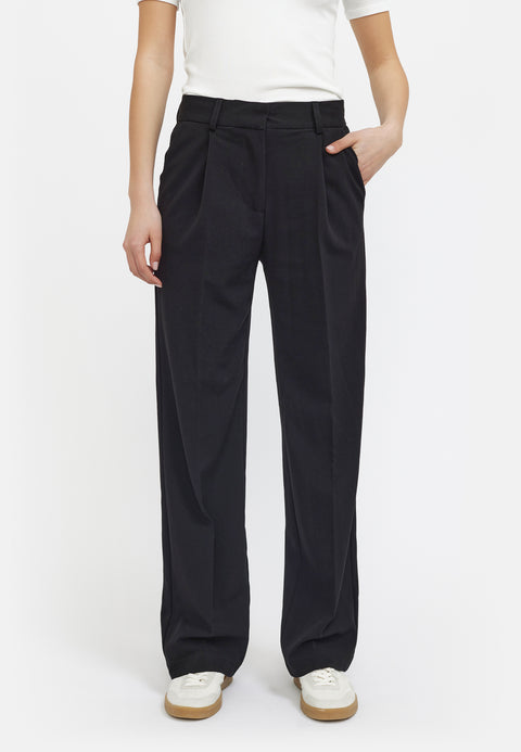 Soft Rebels SRVilja midwaist loose pant, Black