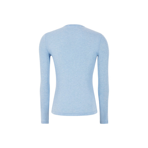 Soft Rebels SRRoman O-neck Top, Cashmere Blue Melange