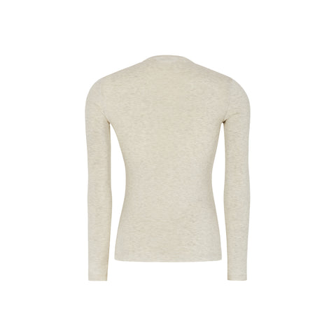 Soft Rebels SRRoman O-neck Top, Arctic Wolf Melange