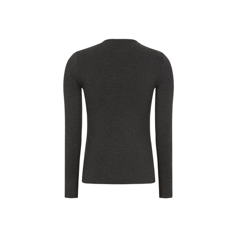 Soft Rebels SRRoman O-neck Top, Charcoal Melange