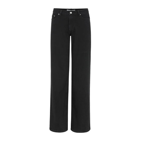 Soft Rebels SRWilla Midwaist Wide Jeans, Black