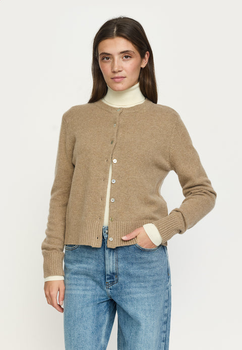 Soft Rebels SRAvery Cardigan Knit, Silver Mink