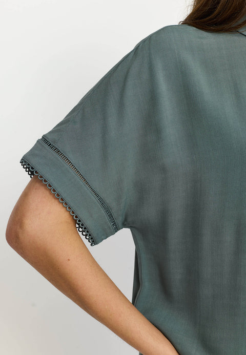 Soft Rebels SRLima Freedom SS Shirt, Balsam Green