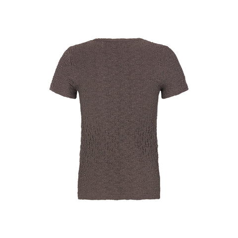 Soft Rebels SRGizelle O-neck SS Top, Coffee Bean