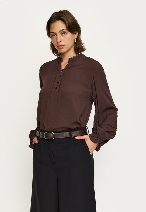 Soft Rebels SREdwina Bluse - Coffee Bean