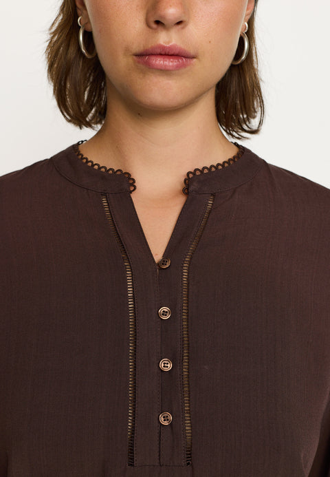 Soft Rebels SREdwina Bluse - Coffee Bean