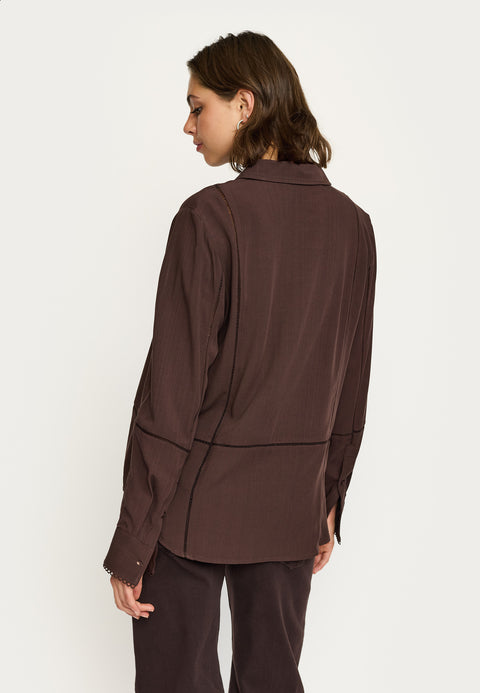 Soft Rebels SREdwina Skjorte - Coffee Bean