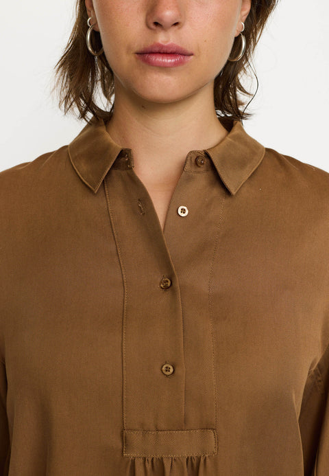 Soft Rebels SRStormy Blouse, Toasted Coconut