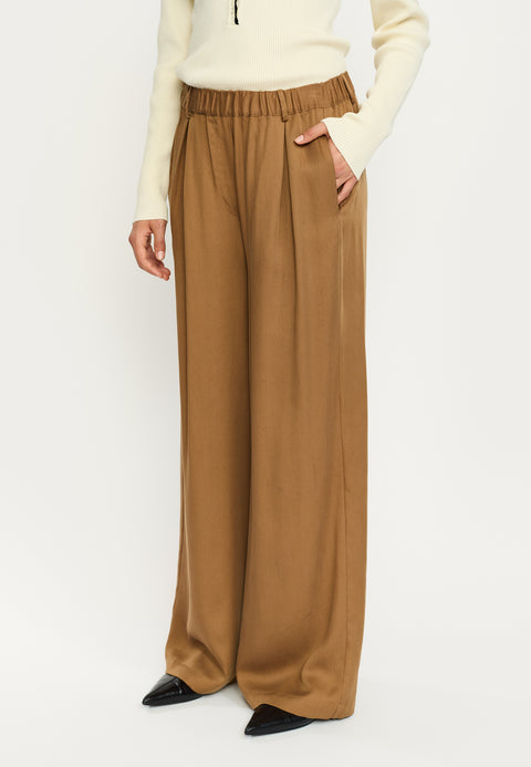 Soft Rebels SRStormy Midwaist Wide Pants, Toasted Coconut