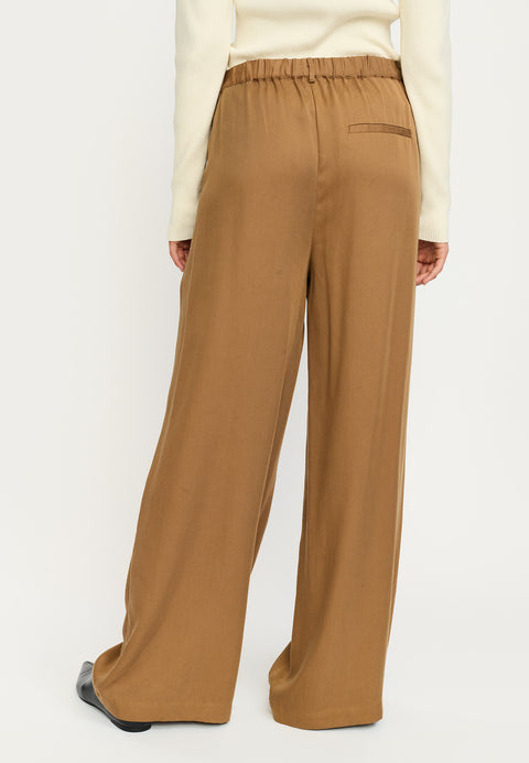 Soft Rebels SRStormy Midwaist Wide Pants, Toasted Coconut
