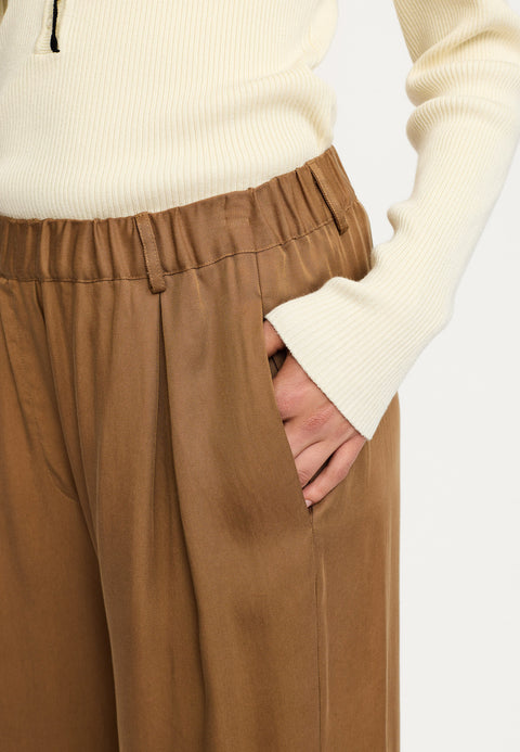 Soft Rebels SRStormy Midwaist Wide Pants, Toasted Coconut