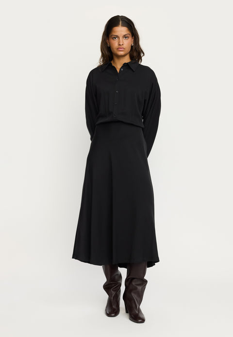 Soft Rebels SRStormy Midi Dress - Black