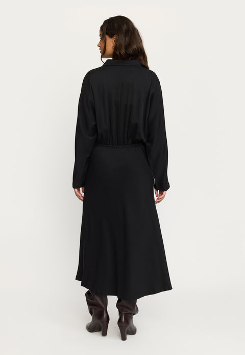 Soft Rebels SRStormy Midi Dress - Black