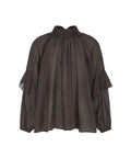 SR525-718-664CoffeeBean-Extra1. SRRachel Bow-Tie Blouse