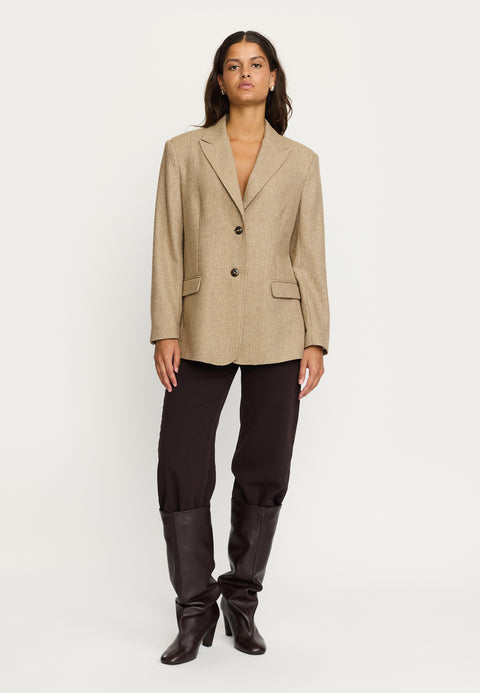 Soft Rebels SRGreta Loose Blazer, Toasted Coconut