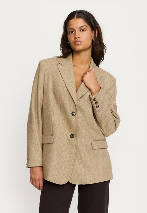 Soft Rebels SRGreta Loose Blazer, Toasted Coconut