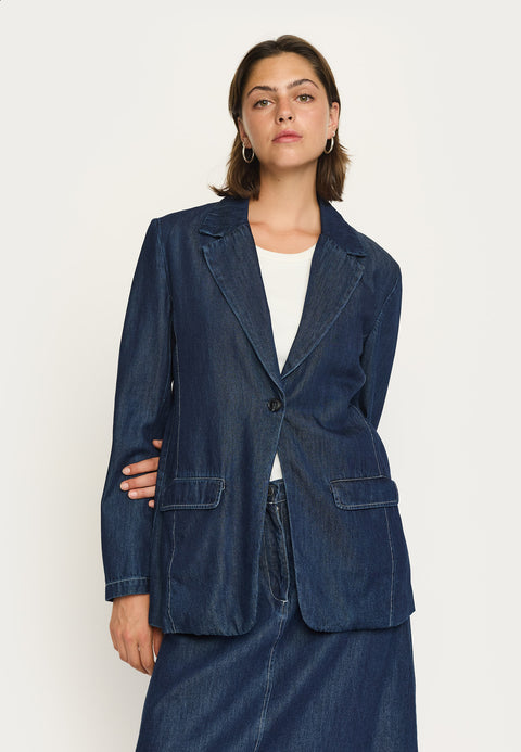 Soft Rebels Portia Blazer - Dark Blue