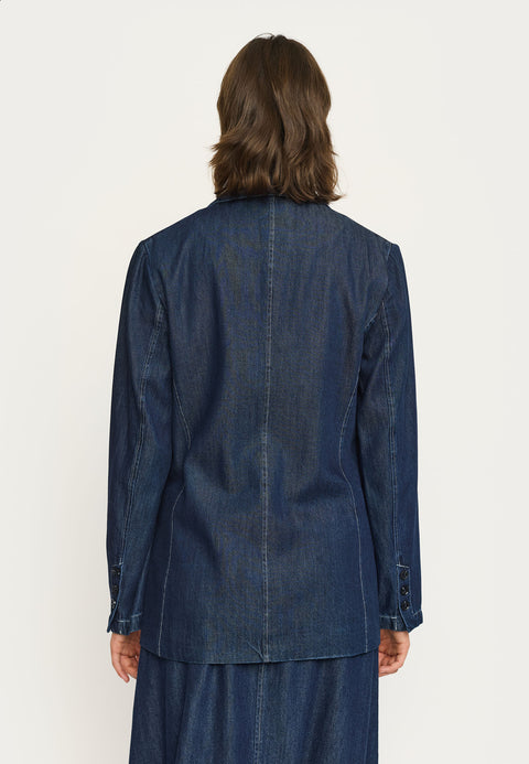 Soft Rebels Portia Blazer - Dark Blue