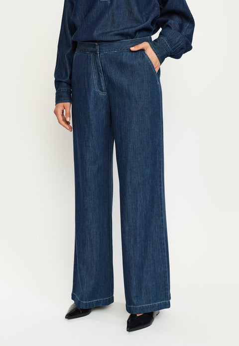 Soft Rebels Portia Christy Pant - Dark Blue