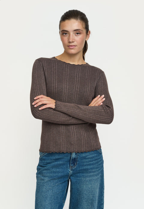 Soft Rebels SRMarla Lace Edge Knit