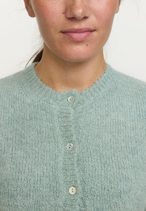 Soft Rebels SRCamilla Cardigan Knit, Puritan