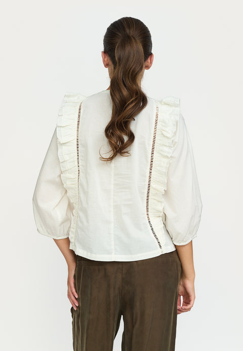 Soft Rebels SRSunny Blouse, Arctic Wolf