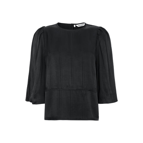 Soft Rebels SRMadelyn Blouse, Striped Jacquard Black