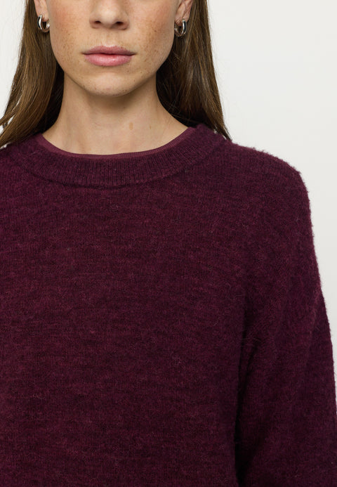 Soft Rebels SRAllison Knit, Vinyard Wine