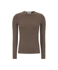 SRAW22-300-153Coffeequartz-Extra1. SRFenja bluse fra Soft Rebels. Varenummer SRAW22-300. o-neck bluse 