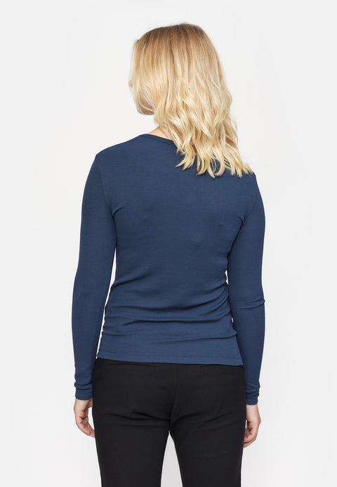 Soft Rebels SRFenja O-neck top, Total Eclipse
