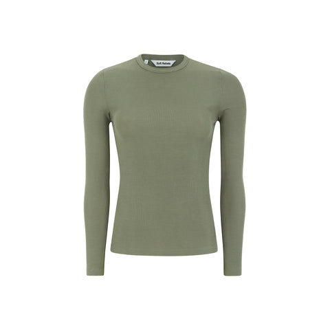 Soft Rebels SRFenja O-neck Top, Vetiver