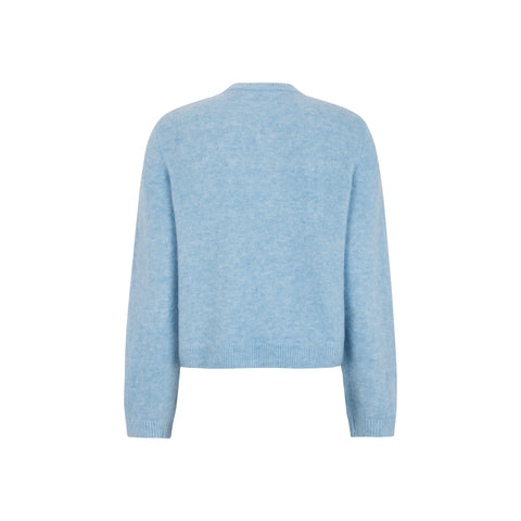 Soft Rebels SRAllison O-neck Cardigan Knit, Windsurfer melange