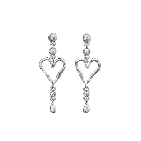 Maanesten Sabi Twinkle Øreringe - sølv