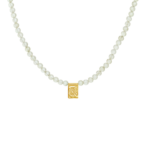 Maanesten Shelia halskæde, Forgyldt sølv