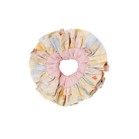 Helmstedt X Maanesten Wren Scrunchie, Coral