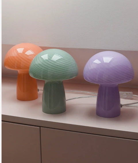 Bahne Mushroom bordlampe - Bubblegum, lille