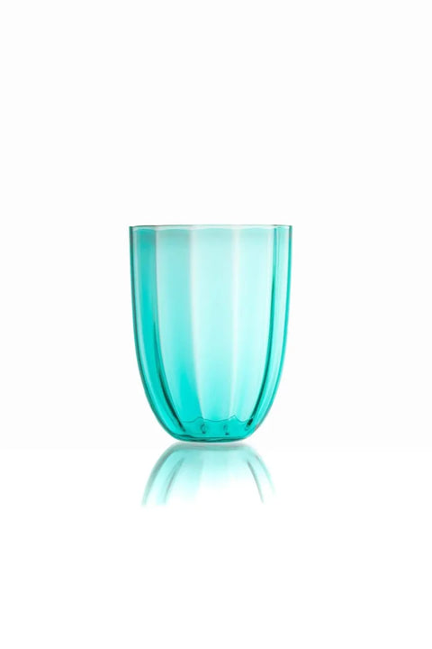 Anna Von Lipa glas Straight Tumbler - Turquoise