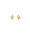 Sylfide_earrings_gold_a. sylfide ørestikker fra maanesten i forgyldt sølv med zirkonia