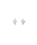 Sylfide_earrings_silver_a. Sylfide ørestikker i sølv fra maanesten. med zirkonia