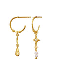 Tamina_earrings_gold_b. tamina øreringe fra maanesten. i forgyldt sølv. med ferskvandsperle 