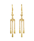 Trio_earrings_gold_a. trio øreringe fra maanesten