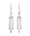 Trio_earrings_silver_a. Gerda øreringe fra maanesten