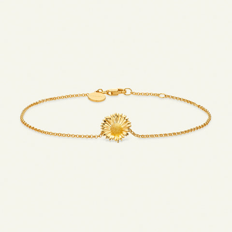 Flora Danica Tusindfryd Armbånd, Forgyldt