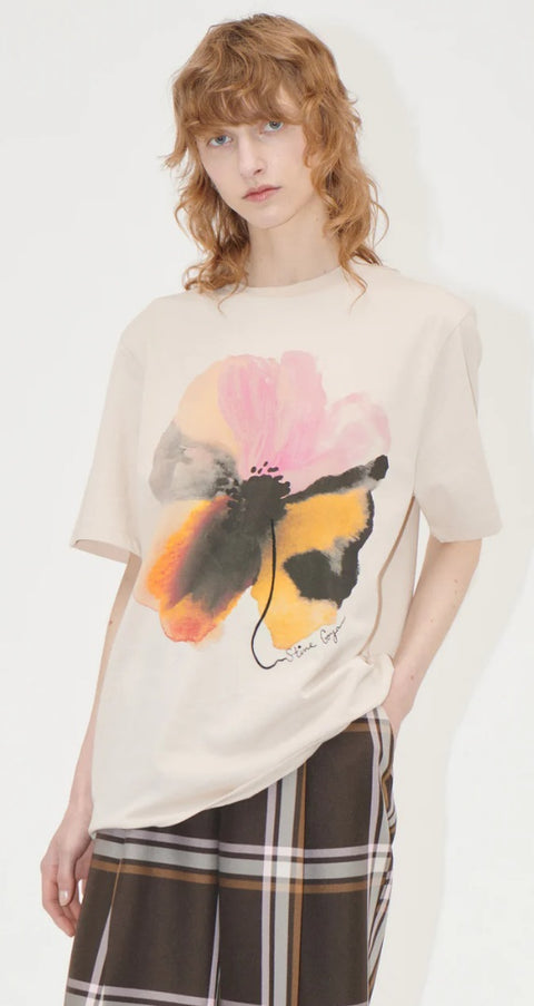 STINE GOYA - Short Sleeve T-shirt, Pastel Petals